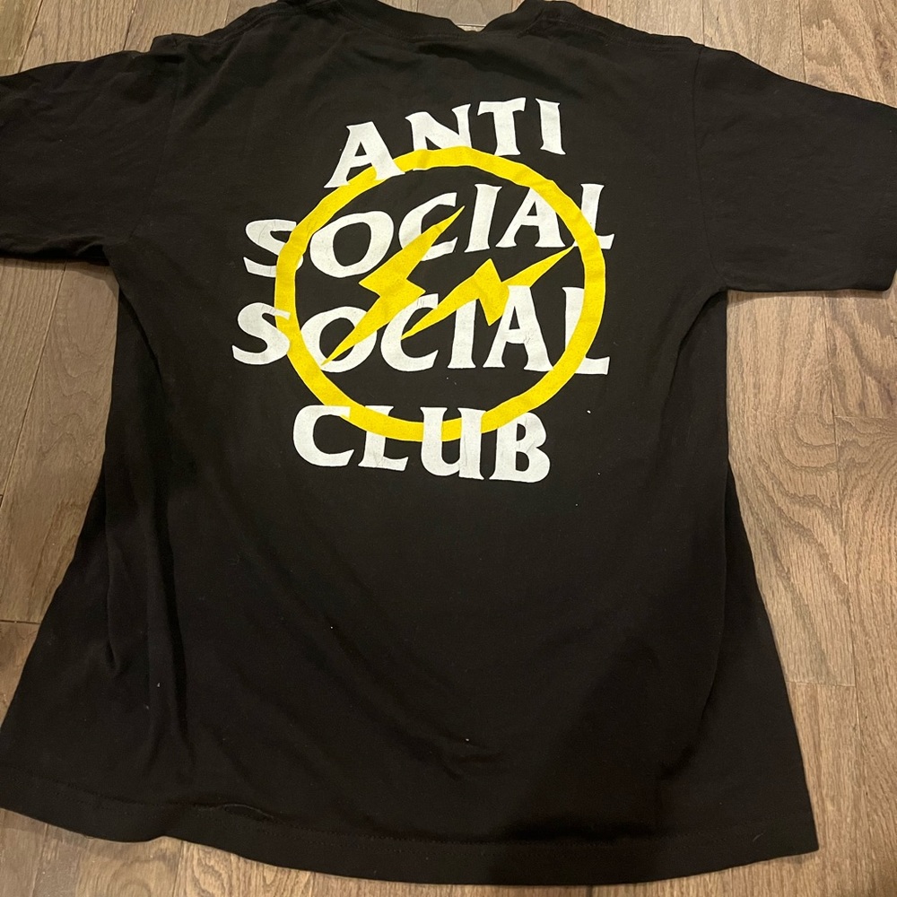 Anti Social Social Club yelllow tee.